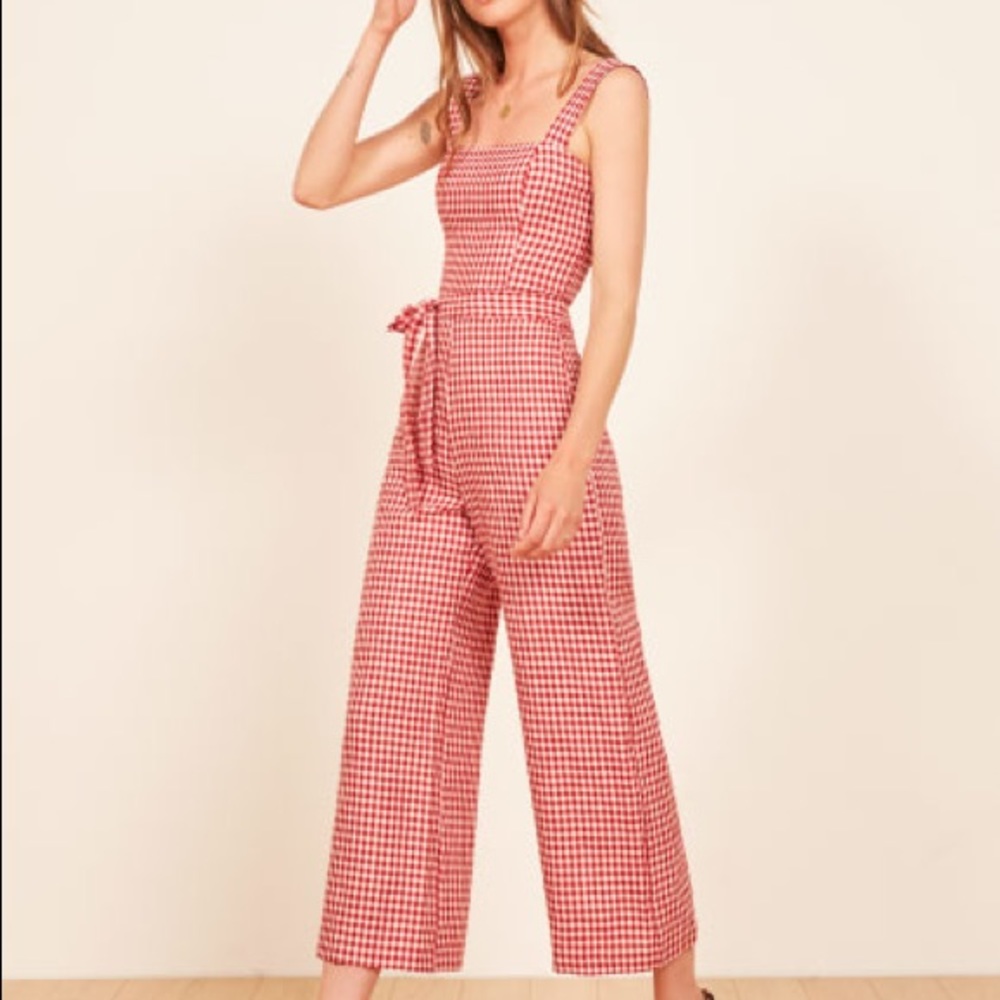 NWT Reformation Birch Jumpsuit